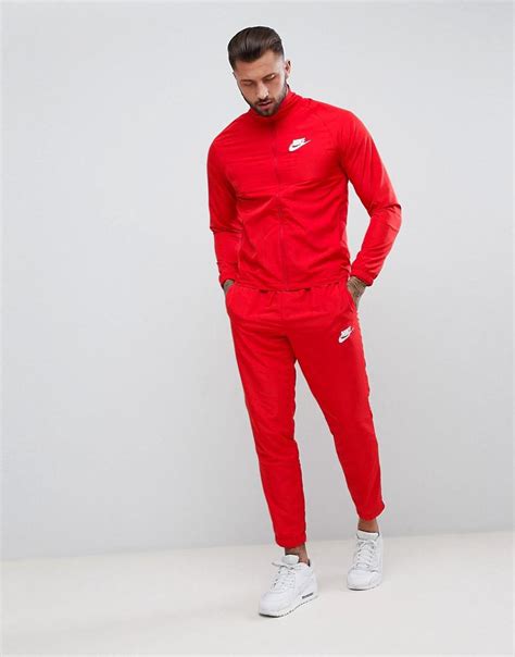 nike streetwear jogginganzug rot herren|Nike Trainings.